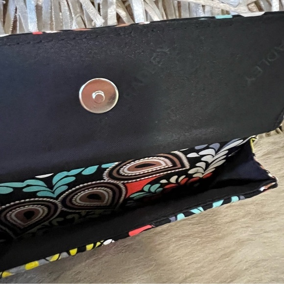 New VERA BRADLEY Sierra 2015 All in One Wristlet Brown Orange Lipstick Case - Picture 5 of 13